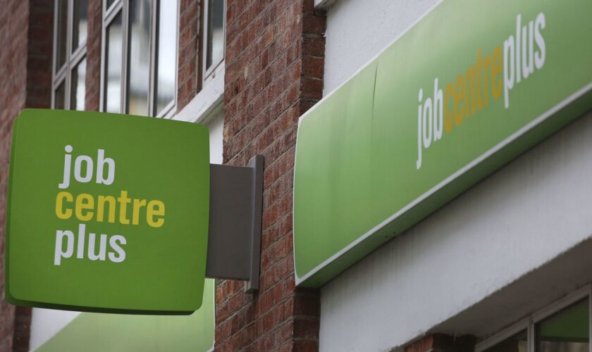 Job Centre Plus, as Britain's unemployment rate has fallen