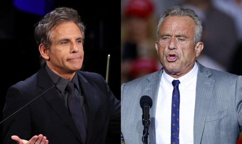 Ben Stiller pokes fun at Robert F Kennedy Jr over ‘animal disposal’ controversy