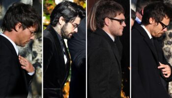 Liam Payne funeral latest: Cheryl, One Direction bandmates and singer’s girlfriend Kate Cassidy attend service