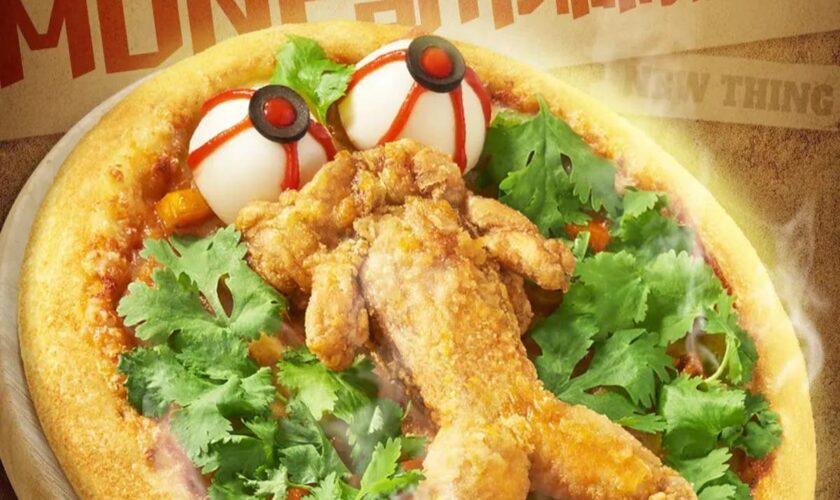 Chinese Pizza Hut launches deep fried frog pizza