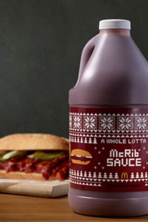 McDonald’s McRib returns with $20 jugs of sauce for a limited time