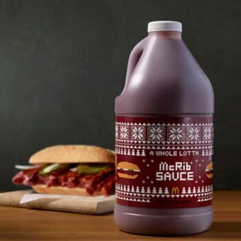 McDonald’s McRib returns with $20 jugs of sauce for a limited time