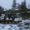 Un char K9 lors d'un exercice de l'Otan, le 18 novembre 2024, en Finlande