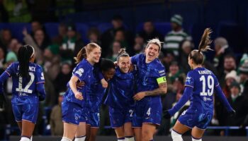 Chelsea ease into Women’s Champions League quarter-finals with win over Celtic