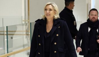 La députée du Rassemblement national (RN) Marine Le Pen arrive au tribunal de Paris, le 13 novembre 2024