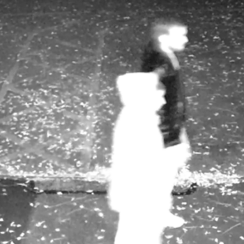 CCTV image showing Pankaj Lamba and Harshita Brella at Corby Boating Lake on Sunday, November 10, at about 6.30pm. Pic: Northamptonshire Police