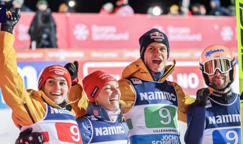 Weltcup in Lillehammer: Skisprung-Team gewinnt erstmals Mixed