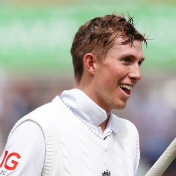 Zak Crawley bucks the trend as wickets fall in England’s warm-up match