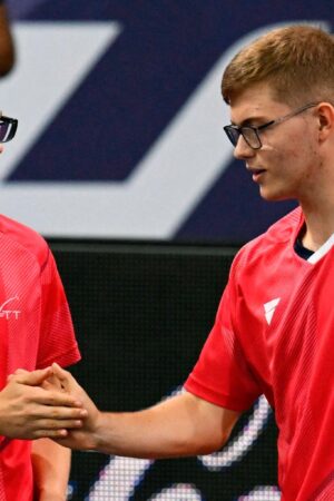 Alexis et François Lebrun remportent les championnats du monde de tennis de table, une première historique