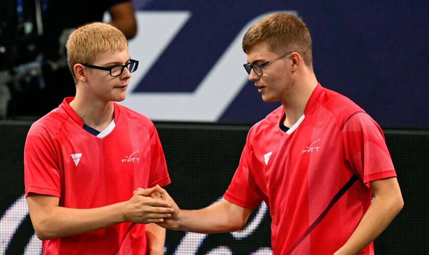 Alexis et François Lebrun remportent les championnats du monde de tennis de table, une première historique