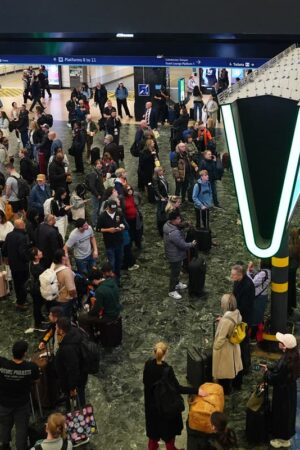 Police carry out controlled explosion after suspect package probed at Euston Station