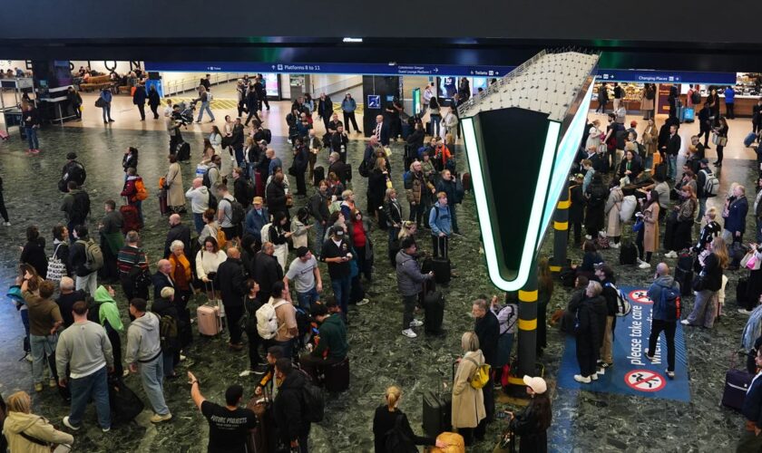 Police carry out controlled explosion after suspect package probed at Euston Station