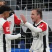 Jubilar Götze schießt die Eintracht zum Sieg gegen Bremen und auf Platz 2