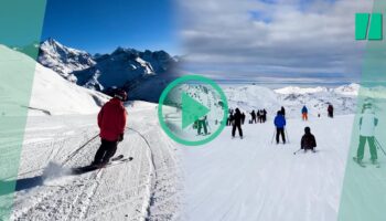 À Val Thorens et Tignes, les skieurs descendent leur première piste de la saison dans les meilleures conditions