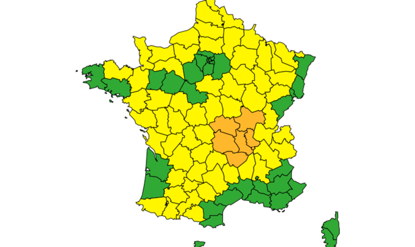 Ces 6 départements sont placés en vigilance orange lundi, des vents violents à plus de 100 km/h attendus
