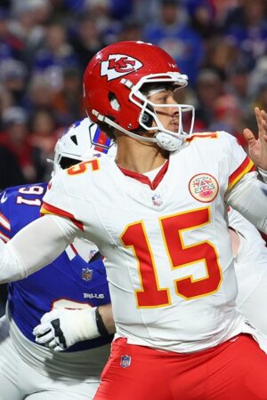 Patrick Mahomes fined $14,000 for 'violent gesture' while celebrating touchdown: report