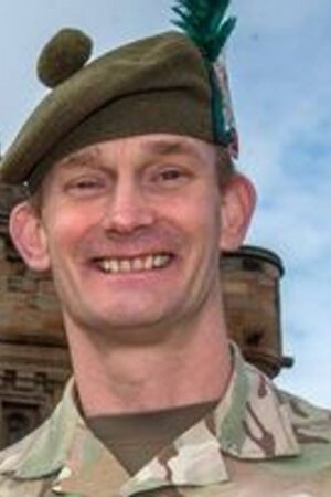 Lt Col Hugo Clark is accused of taking a deactivated explosive through airport security. Pic: The Army in Scotland