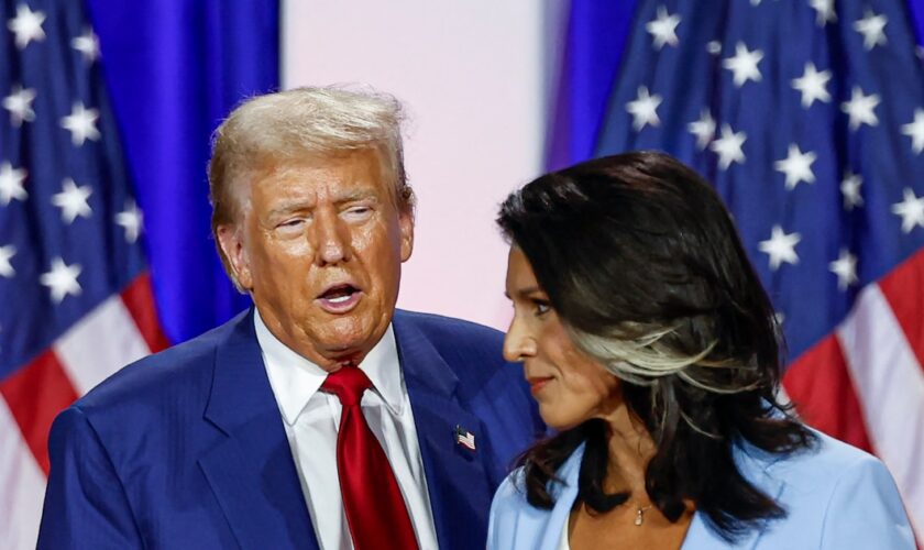 Donald Trump et Tulsi Gabbard le 29 août 2024