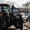 Des agriculteurs de la Coordination rurale manifestent à Agen en face d'un supermarché à Agen, le 22 novembre 2024