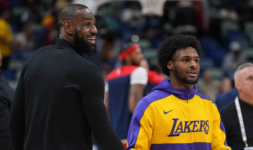 NBA legend chides Lakers for how they've handled Bronny James: 'It's a bad look'