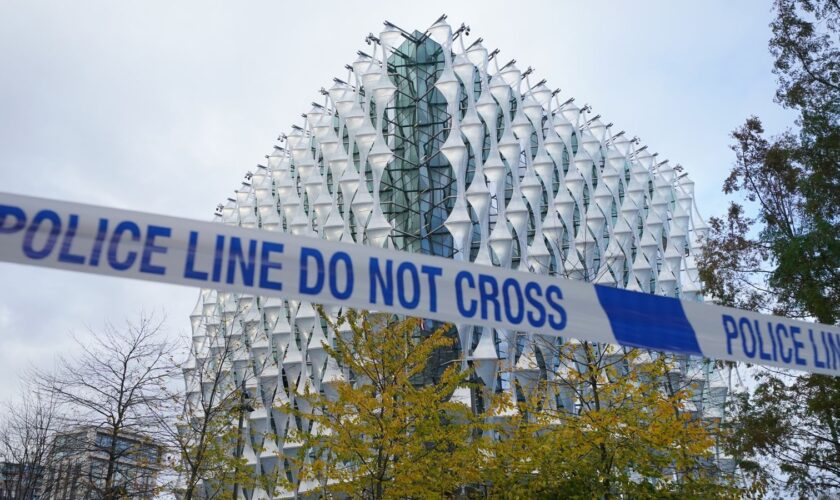 The US embassy in Nine Elms, London. Pic: PA