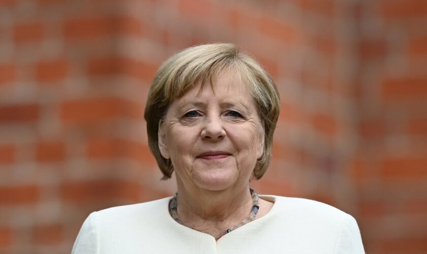 L'ex-chancelière allemande, Angela Merkel, le 3 octobre 2021.