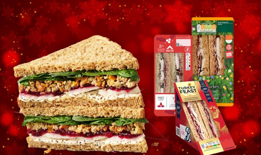 We tested every Christmas sandwich from Pret to Sainsburys  - which one came out on top?