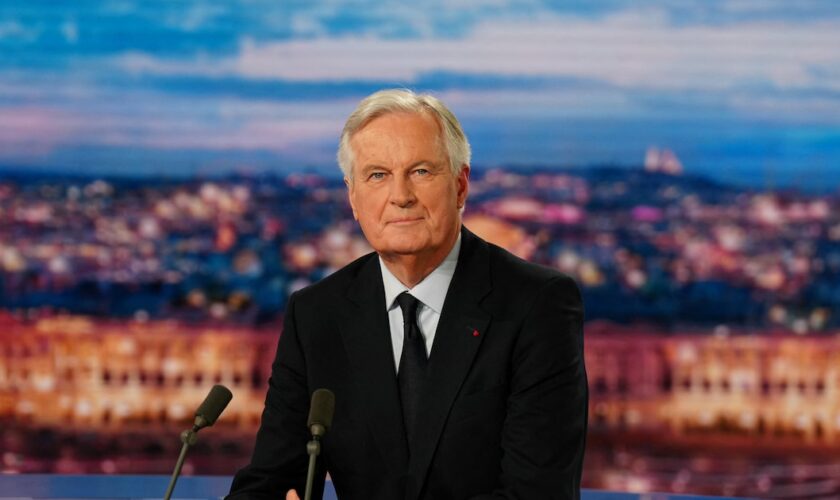 Michel Barnier était l'invité du journal de 20 heures sur TF1, mardi 26 novembre 2024.