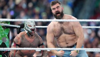 Jason Kelce recalls WrestleMania 40 experience, comments on pro wrestling being 'fake'