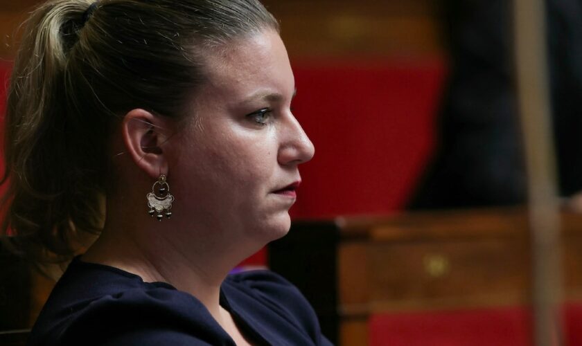 La cheffe du groupe des députés La France insoumise (LFI) Mathilde Panot à l'Assemblée nationale à Paris le 5 novembre 2024