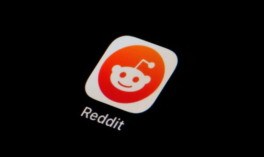 Reddit app on a smart phone. File pic: AP