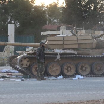 Opposition forces take control of areas outside Aleppo, Syria, Friday, Nov. 29, 2024. (AP Photo/Ghaith Alsayed)