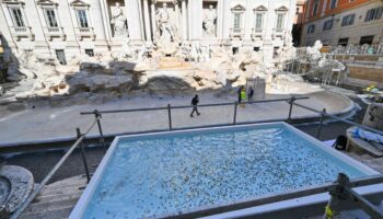 À Rome, la fontaine de Trevi remplacée par une « piscine municipale »