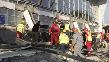 Al menos ocho muertos en Serbia por el derrumbe del techo de una estación de trenes