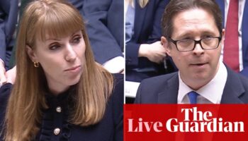 Angela Rayner faces Alex Burghart at deputy PMQs – UK politics live