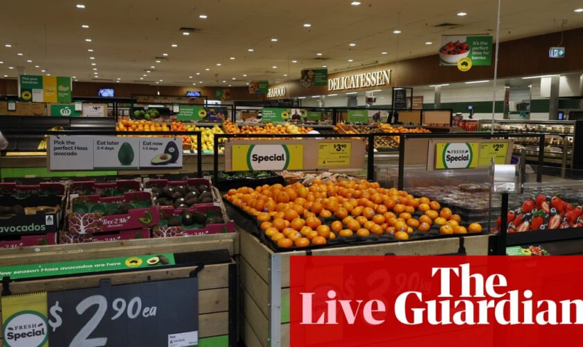 Australia news live: supermarket suppliers to raise grievances at competition watchdog hearing