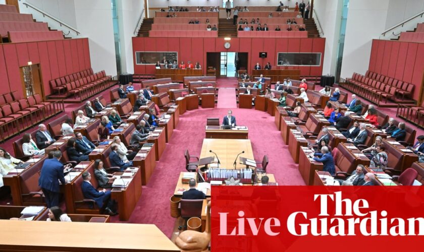 Australia politics live: Labor to try to push 36 bills through Senate on 2024’s last sitting day; ‘climate Christmas’ coming