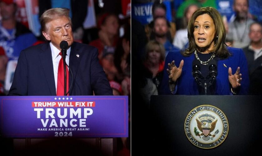 Aux États-Unis, dernière ligne droite pour Kamala Harris et Donald Trump