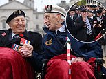 Brave Kate watches on as dutiful Prince William and King Charles lay wreathes at emotional Remembrance Sunday memorial service - as the nation falls silent in tribute to the glorious dead