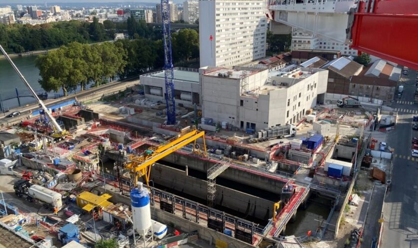 Chantier pharaonique de l’usine des eaux usées de Paris : 10 ans après, on creuse encore à Clichy