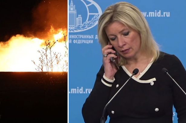 Chilling moment Kremlin spokesperson gets mystery call ordering her to stop talking about ICBM launch