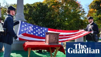 Civil war veterans’ remains buried after languishing in storage for decades