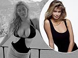 Claudia Schiffer's daughter Clementine, 20, is spitting image of her supermodel mum, 54, as she showcases her incredible figure in plunging cutout swimsuit