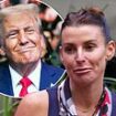 Coleen Rooney slams 'dirty b**tard' Donald Trump as she stuns her I'm A Celeb campmates by recalling unlikely meeting with 'very orange' President elect at the White House during his first term