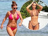 Coleen Rooney's 'battle to be Queen of the Jungle shower: WAG hits the gym to match Maura Higgins on I'm A Celebrity'