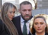 Conor McGregor arrives at court with his partner Dee Devlin and his parents as jury deliberate verdict in rape hearing