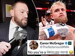 Conor McGregor sends Jake Paul astonishing six-word response after YouTube boxer taunted UFC star following sexual assault verdict in now-deleted social media post