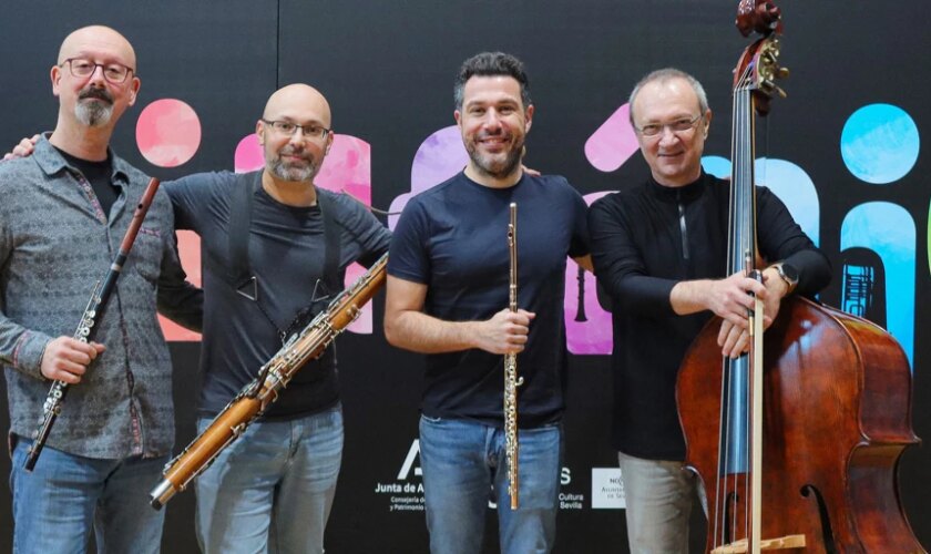 El Cuarteto Ars Nova, con músicos de la Sinfónica de Sevilla, actúa este domingo en Espacio Turina