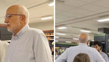 El dueño de Mercadona, Juan Roig, se enfrenta a varios provocadores que le increparon en uno de sus supermercados