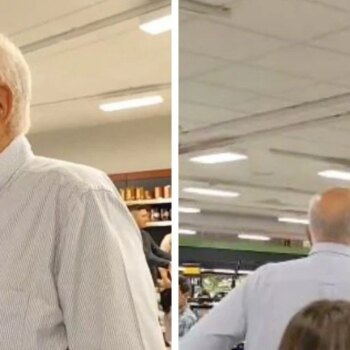 El dueño de Mercadona, Juan Roig, se enfrenta a varios provocadores que le increparon en uno de sus supermercados